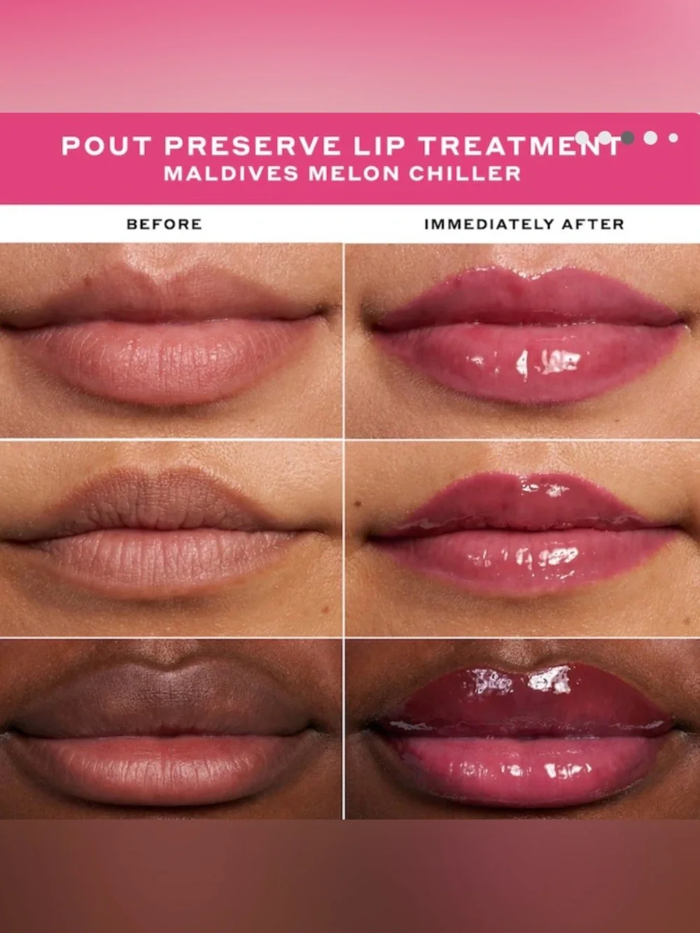 Ole Henriksen Pout Preserve Peptide Lip Treatment MALDIVES MELON CHILLER NIB